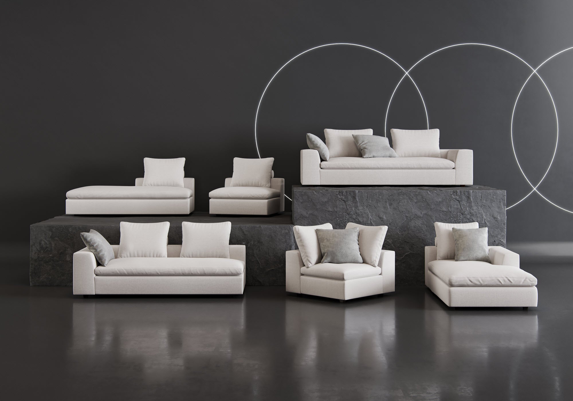Lucerne Modular Sofa Collection Modloft