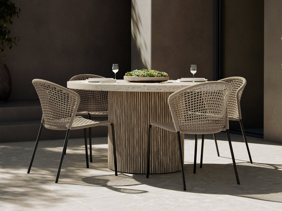 Capri Outdoor Round Dining Table