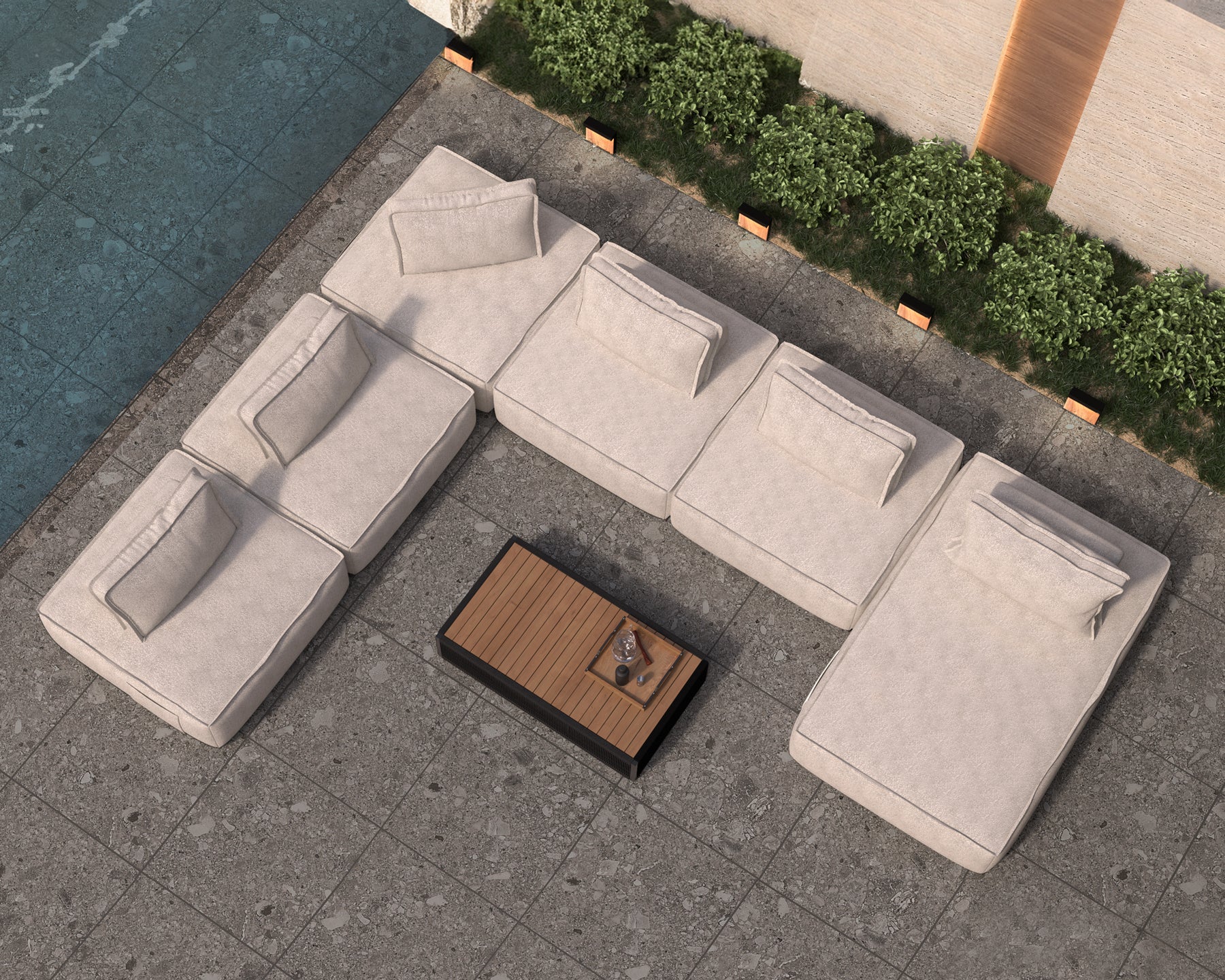 Hampton Outdoor Modular Sofa 07