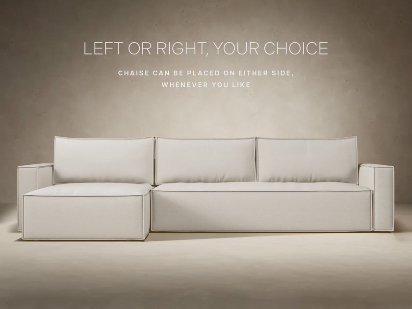 Newilla Standard Arms Sectional Sofa Bed