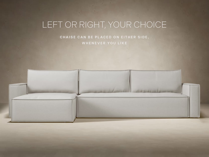 Newilla Standard Arms Sectional Sofa Bed