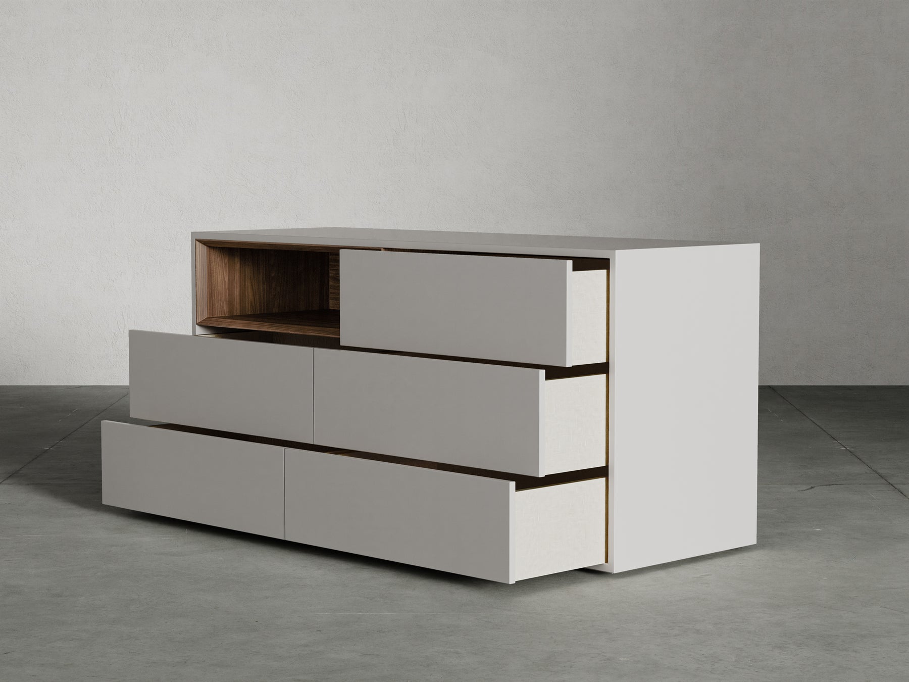 m design dresser mDesign Tall Dresser Storage Chest, 5 Fabric Drawers