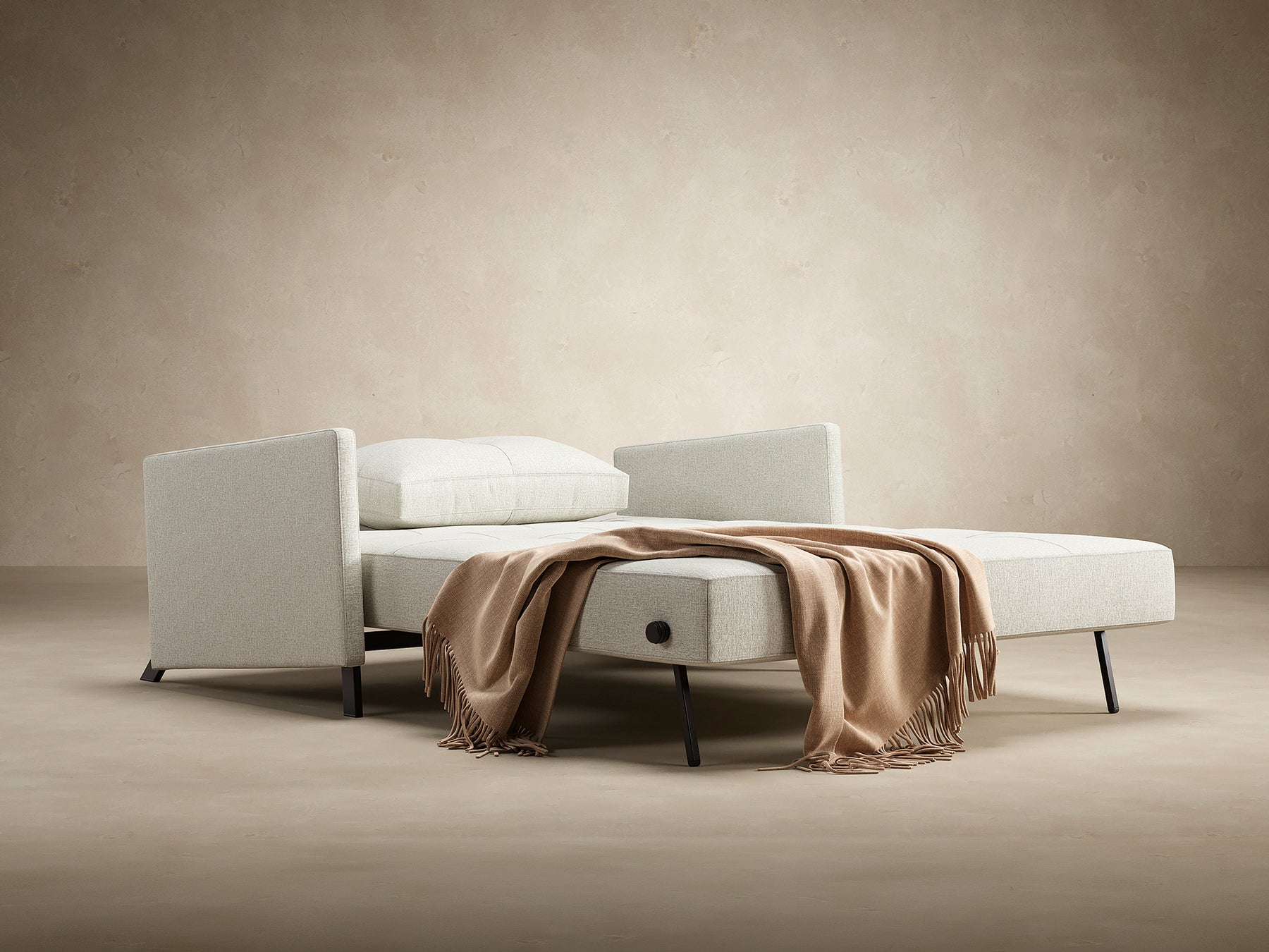 Cubed Arm Sofa Bed