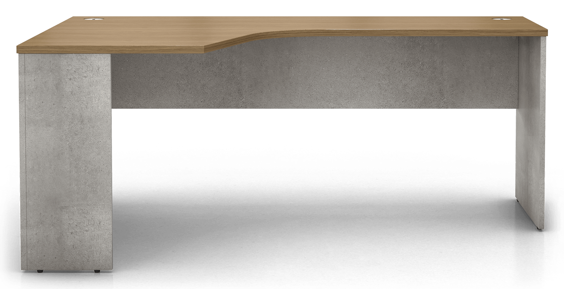 Concrete best sale corner desk