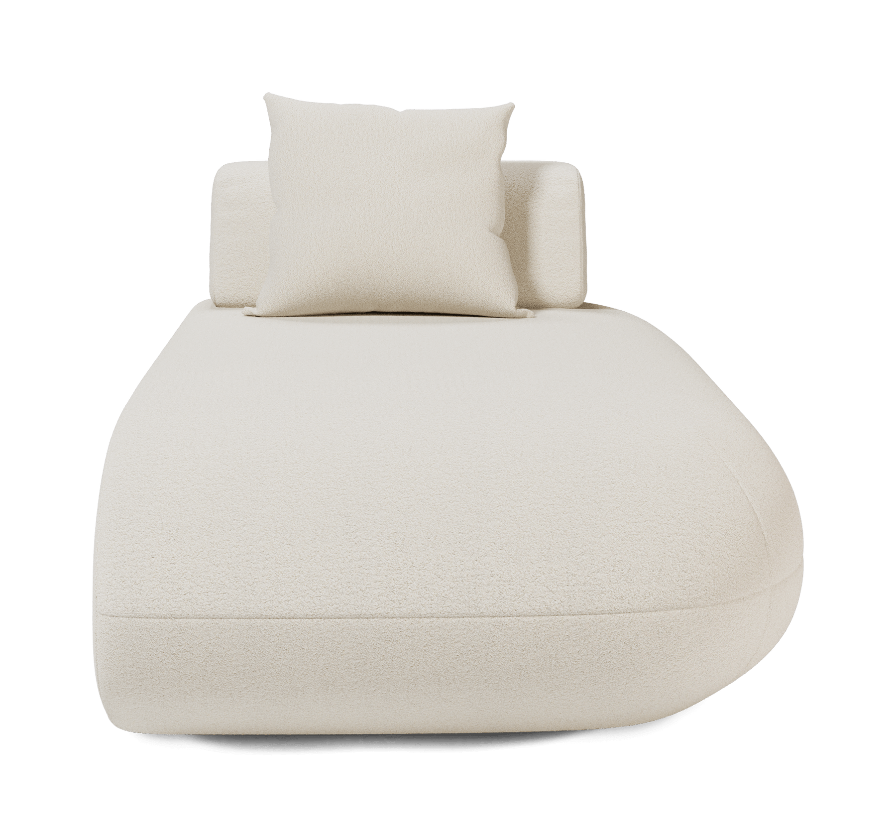 Messina Round Armless Chaise