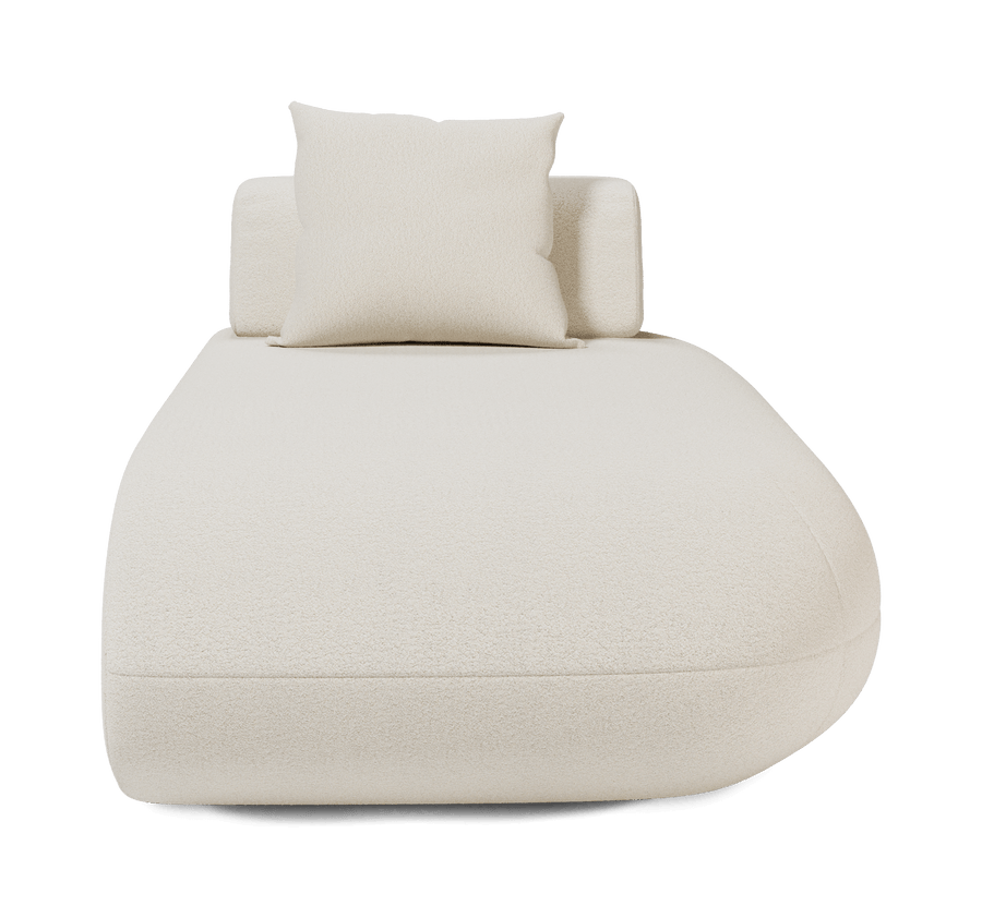 Messina Round Armless Chaise