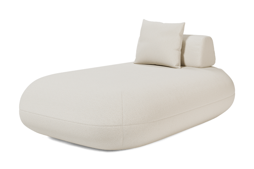 Messina Round Armless Chaise