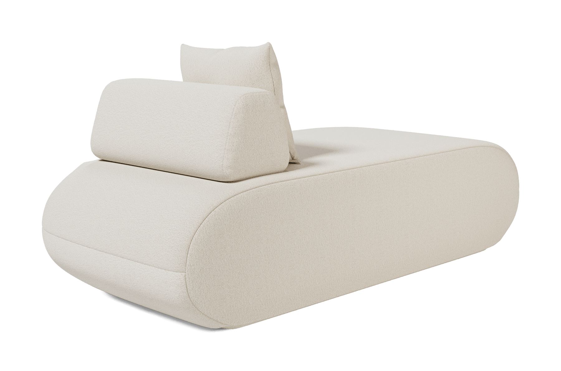 Messina Round Armless Chaise