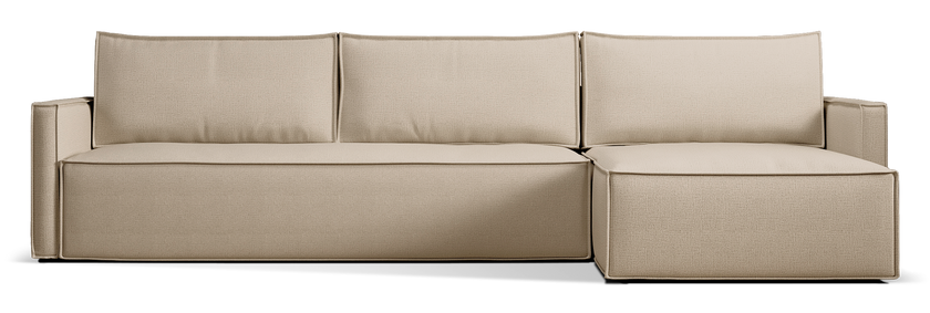Newilla Slim Arms Sectional Sofa Bed