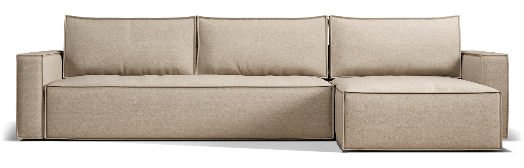 Newilla Standard Arms Sectional Sofa Bed