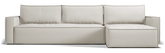 Newilla Standard Arms Sectional Sofa Bed