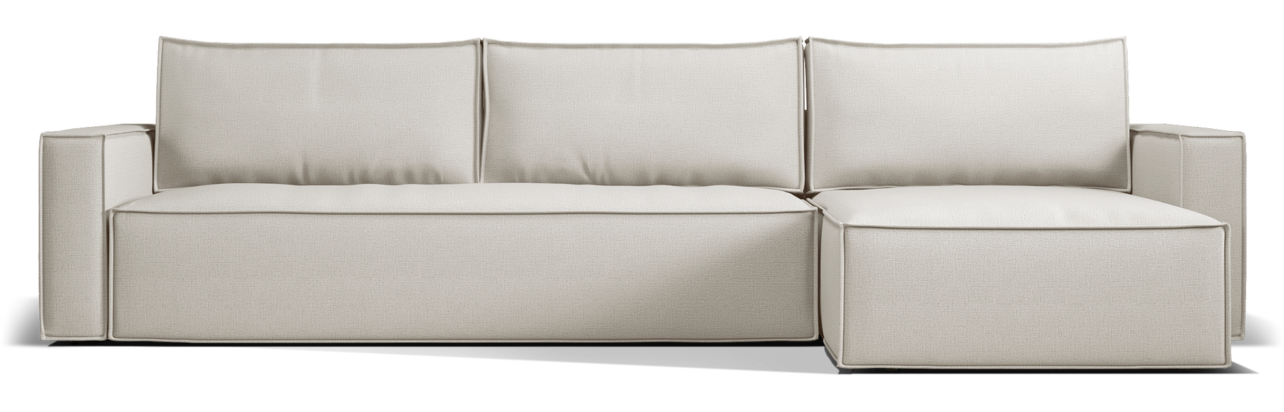Newilla Standard Arms Sectional Sofa Bed