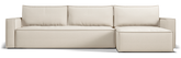 Newilla Standard Arms Sectional Sofa Bed