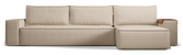 Newilla Wide Arms Sectional Sofa Bed