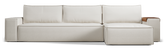 Newilla Wide Arms Sectional Sofa Bed