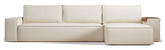 Newilla Wide Arms Sectional Sofa Bed